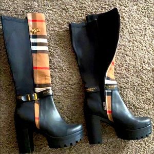 Burberry heel boots
